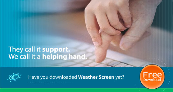 Support for Weather Screen users